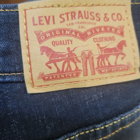 Dark Denim Classic Bootcut Jeans LEVI'S - Picture 2 of 5